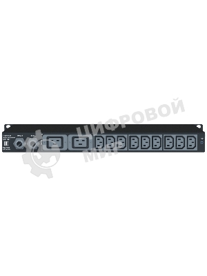 Автоматический ввод резерва ELEMY RACK ATS, 1U, 220В, 32А, OLED, Ethernet, in (2) IEC309, out (2) C19 (9) C13
