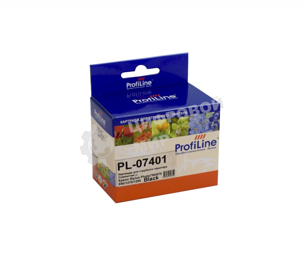Картридж струйный ProfiLine PL-07401 для принтеров Epson StylusPhoto 790/870/890/1270/1290 Black водн
