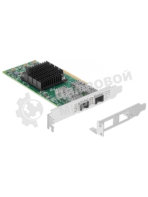 Сетевая карта ConnectX-4 Lx EN network interface card, 25GbE dual-port SFP28, PCIe3.0 x8, tall bracket, SR-IOV, TCP/UDP, MPLS, VxLAN, NVGRE, GENEVE, iSER, NFS RDMA, SMB Direct, ROHS R6