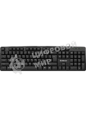 Клавиатура проводная Defender Next HB-440 RU, USB, черный