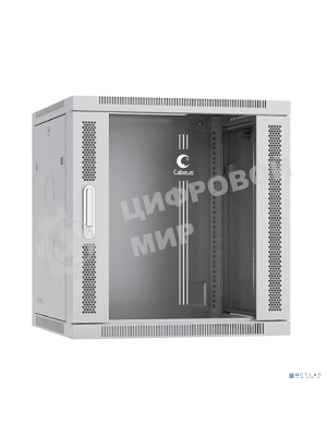 Шкаф телекоммуникационный настенный разобранный Cabeus SH-05F-12U60/45-R 19