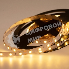 Лента светодиодная открытая, 10 мм, IP23, SMD 5050, 60 LED/m, 12 V, цвет свечения теплый белый