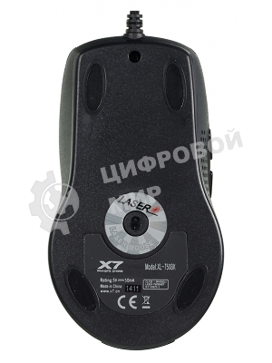 Мышь проводная A4Tech XL-750BK черный, 3600 dpi, USB, кнопки - 7