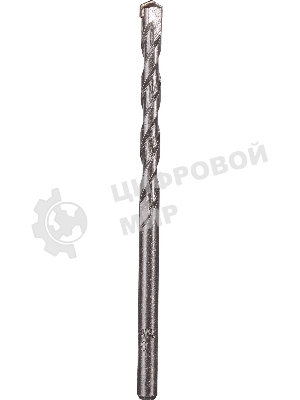 Сверло по бетону ВИХРЬ 6x100, цилиндрический хвостовик (1 шт. в блистере)