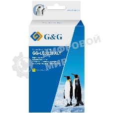 Картридж струйный G&G GG-LC3239XLY желтый (52мл) для Brother HL-J6000DW/J6100DW