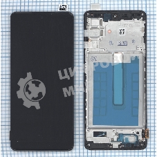 Дисплей для Samsung Galaxy M52 5G SM-M526F в сборе с тачскрином и рамкой OLED черный