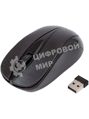 Мышь беспроводная HIPER HOMW-061 черный, 1000 dpi, радиоканал, USB, кнопки - 3