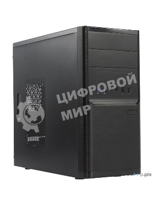 Компьютерный корпус InWin POWERMAN ES701BK USB 3.0 (Mini Tower, mATX, 450W PM-450ATX, USB 3.0x2, USBx2 + Audio, черный)