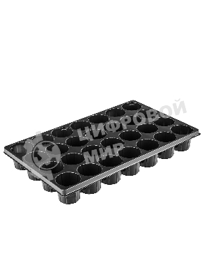 Кассета Россия для рассады, 52x31 см, высота 6 см, 28 ячеек, полистирол 64312