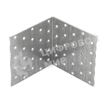 Крепежный уголок равносторонний Сибртех, KUR 100x100x100 мм