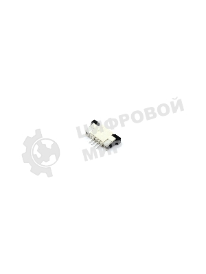 Разъем FPC Half Coverage Top Contact 1.0K-BS-4PWB 4 pin высота 2мм шаг 1мм