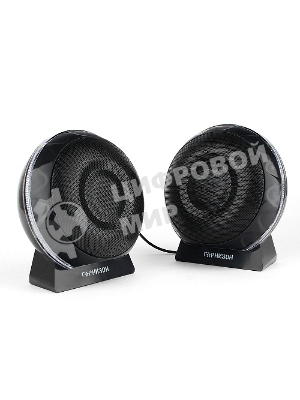 Акустическая система 2.0 Гарнизон GSP-150, черный, 6 Вт, FTB-динамики, материал- пластик, USB - питание