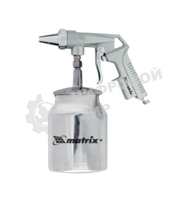 Пистолет пескоструйный Matrix с нижним бачком пневматический