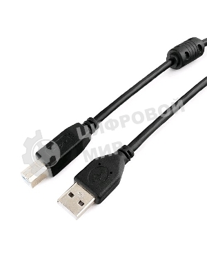 Кабель Gembird USB 2.0 PRO для соед. 3.0м AM/BM позол.конт., фер.кол., пакет