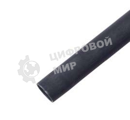 Трубка термоусадочная Rexant двустенная клеевая 12/4 (3:1) 1м черный
