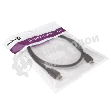 Кабель HDMI Exegate EX287729RUS EX-CC-HDMI2-1.0 (19M/19M, v2.0, 1м, 4K UHD, Ethernet, позолоченные контакты)