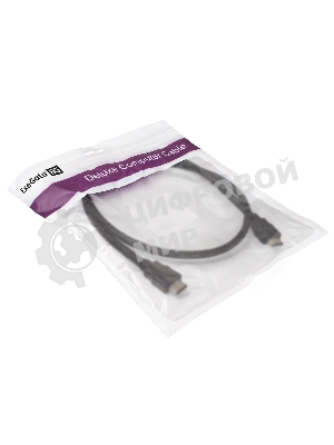 Кабель HDMI Exegate EX287729RUS EX-CC-HDMI2-1.0 (19M/19M, v2.0, 1м, 4K UHD, Ethernet, позолоченные контакты)