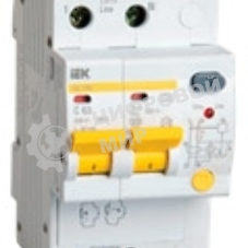 Выключатель автоматический дифференциального тока IEK MAD12-2-016-C-030 АД12М 2Р С16 30мА IEK
