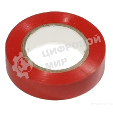 Изолента IEK UIZ-13-10-K04 0,13х15 мм красная 20 метров