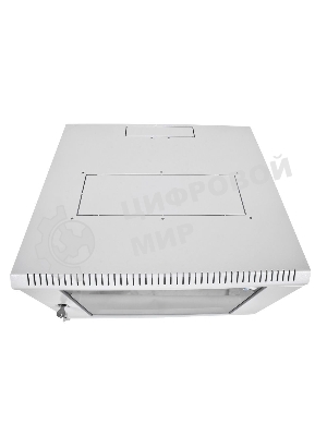 Шкаф телеком. настенный разборный 15U (600х350) дверь стекло (ШРН-Э-15.350) (1 коробка)