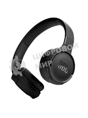 Беспроводные наушники JBL Tune 520BT черный, накладные, Bluetooth, складная конструкция, быстрая зарядка, до 57 ч