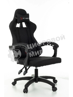 Кресло Zombie Rudger черный, экокожа, 120 кг, механизм качания