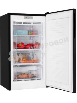 Морозилка Nordfrost DF 261 BAP, черный, 139л, 4 ящика