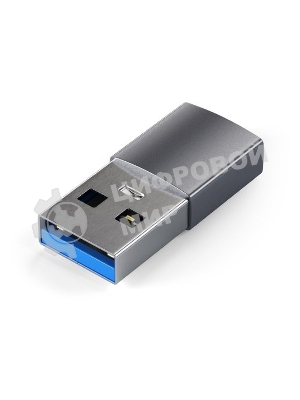 Адаптер Satechi USB Type-A to Type-C. Цвет серый космос.