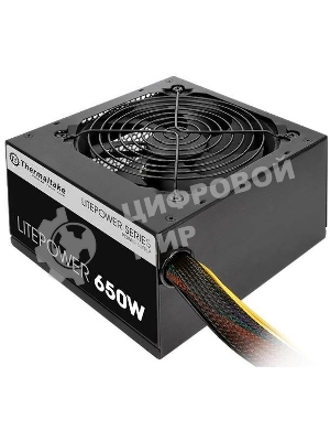 Блок питания Thermaltake Litepower (PS-LTP-0650NPCNEU-2), 650Вт, 120мм, черный