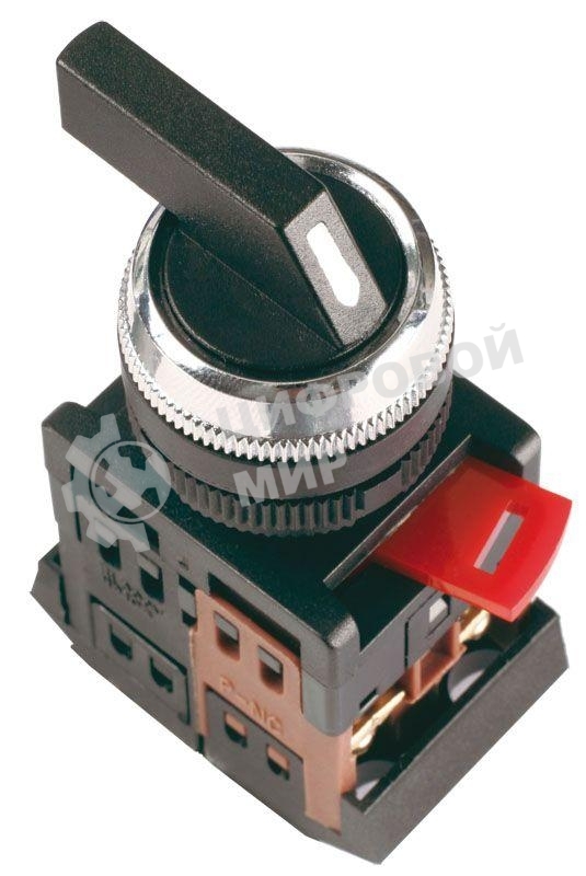 Переключатель ALCLR-22 на 3 полож. черный I-O-II 1з+1p IEK BSW10-ALCLR-3-K02
