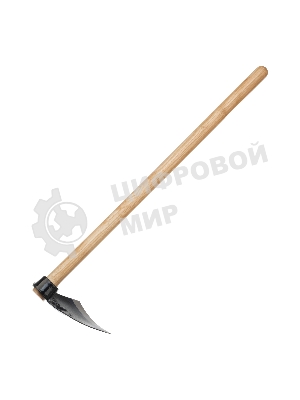 Кетмень Сибртех 175х265х900 мм, цельнокованый, деревянный лакированный черенок