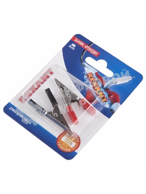 Зажим крокодил Rexant, длина 52 мм, ток 5A, 2 шт.