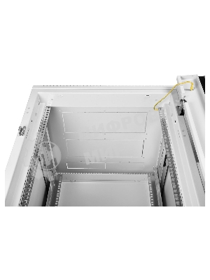 Шкаф телекоммуникационный напольный 42U (600x1000) дверь перф. 2шт, черный
