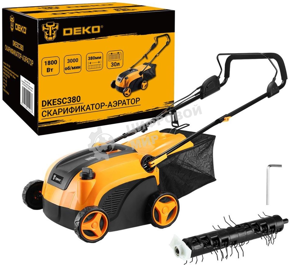 Скарификатор Deko DKESC380 электр. 1800Вт 3000об/мин (065-1204)
