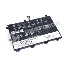 Аккумуляторная батарея для ноутбука Lenovo ThinkPad Yoga 11e (45N1750-2S2P) 7.4V 4400mAh OEM черный