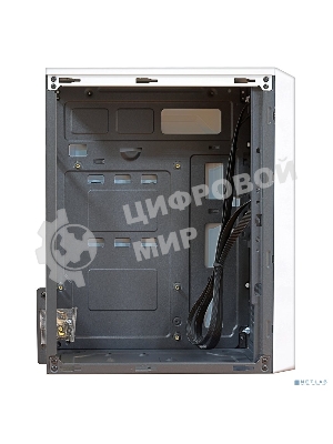 Компьютерный корпус MiniTower Ginzzu B185 White mATX,2xUSB 2.0, белый,w/o PSU, w/o fan (Ginzzu B185)