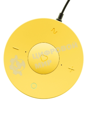 Умная колонка Sber SberBoom Mini, 5Вт, 1.0, мультирум, стереопара, детектор шума, световая индикация, Wi-Fi, Bluetooth 5.0, Салют, желтый