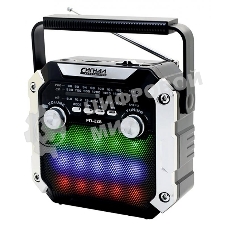 Радиоприемник портативный Сигнал РП-228 черный USB microSD