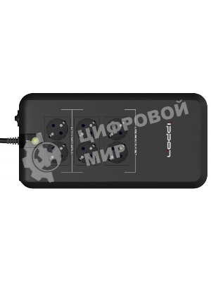 Источник бесперебойного питания Ippon Back Verso 800 черный