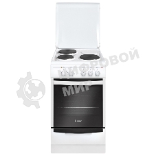 Плита электрическая Gefest 5140 белый, конфорок 3 электрических, духовка 55 л, 50 см x 85 см x 58.5 см