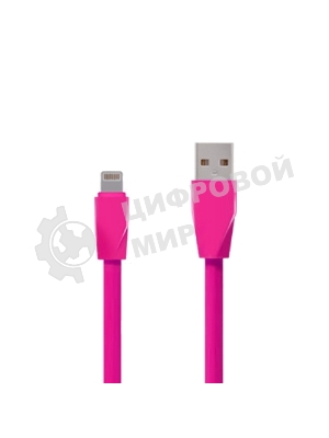 Кабель USB ACD-Life Lightning - USB-A TPE, 1м, маджента