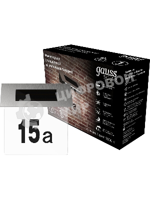 Номер дома на солнечной батарее Gauss LED Solar, 6500K