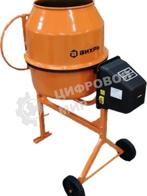 Бетономешалка Вихрь БМ-18АП (74/1/19) 800 Вт, 180 л, полиамидный венец, 32 об/мин