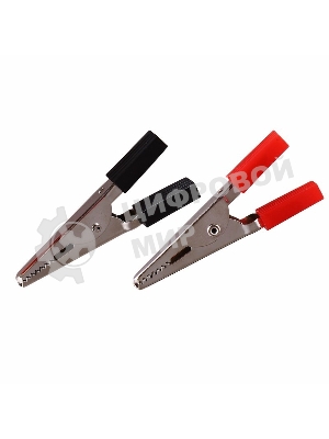 Зажим крокодил Rexant, длина 52 мм, ток 5A, 2 шт.