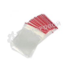 Пакеты с замком Zip Lock, ПВД размер 7 х 10 см, 35 кмк (уп. 100 шт)