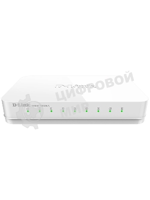 Коммутатор неуправляемый D-Link DGS-1008A/F1A с 8 портами 10/100/1000Base-T (465291)