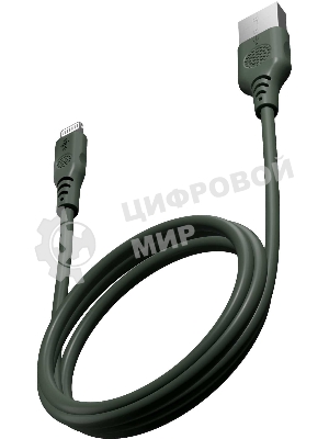 Кабель Vipe VPCBLMFIPVCGRN USB (m)-Lightning (m) 1.2м зеленый
