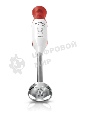 Блендер погружной Bosch MSM64110 450 Вт, белый/красный