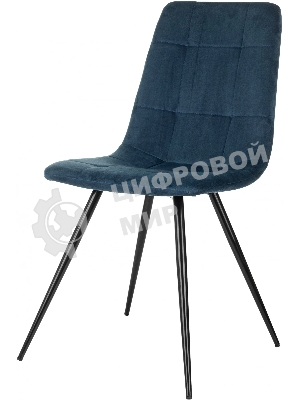 Стул для дома Бюрократ CH-K1_4 комплект 4 шт синий Holland 58 металл черный на ножках