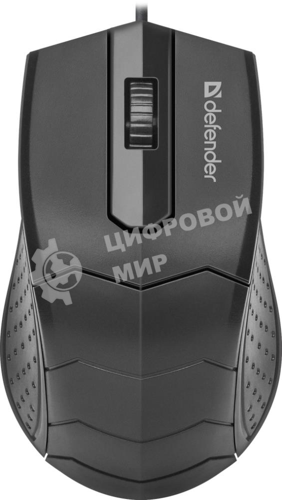 Мышь проводная Defender HIT MB-530 черный, 1000 dpi, USB, кнопки - 3